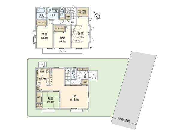 南大谷2丁目 戸建 間取図(平面図) 南大谷2丁目 戸建 間取図(平面図)