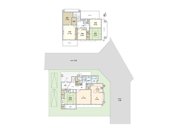 西成瀬2丁目 戸建 間取図(平面図) 西成瀬2丁目 戸建 間取図(平面図)