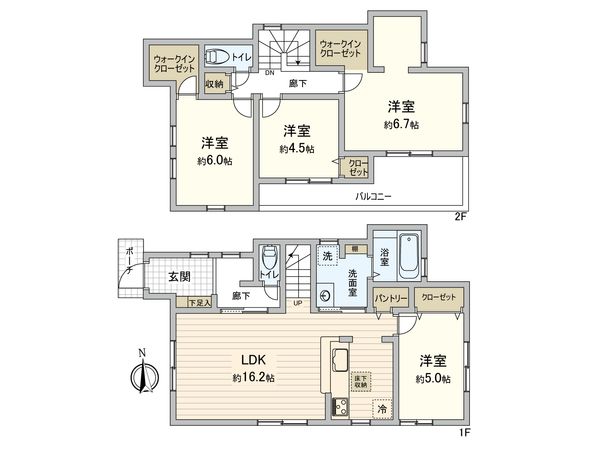 図師町 新築戸建 7号棟 間取図(平面図) 図師町 新築戸建 7号棟 間取図(平面図)