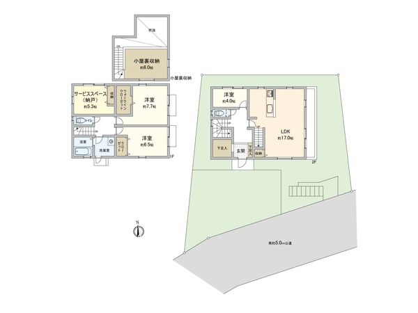旭町2丁目 新築戸建 間取図(平面図) 旭町2丁目 新築戸建 間取図(平面図)