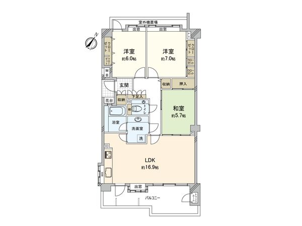 プレシャスガーデン玉川学園 間取図(平面図)