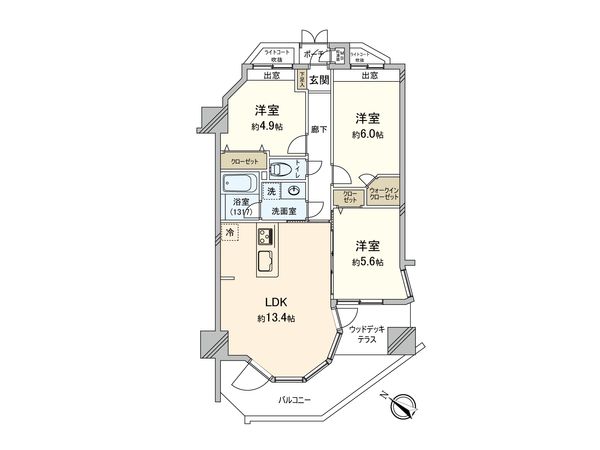 ロアーブル・ガーデン町田 間取図(平面図) 間取図(平面図)