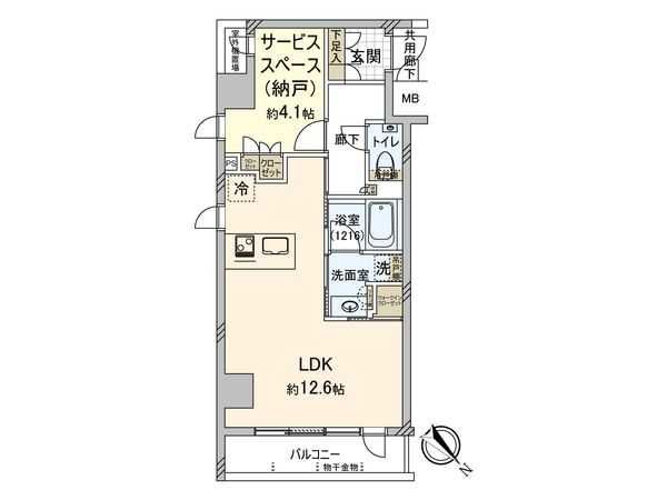 ソルティア新横浜 間取図(平面図) 間取図(平面図)