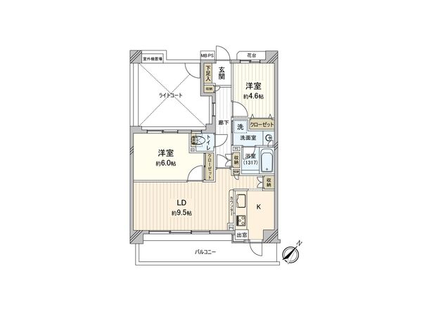 クリオ町田中町壱番館 間取図