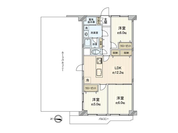 ネオコーポ町田 間取図(平面図) ネオコーポ町田 間取図(平面図)