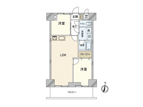 ライオンズプラザ淵野辺 間取図(平面図)