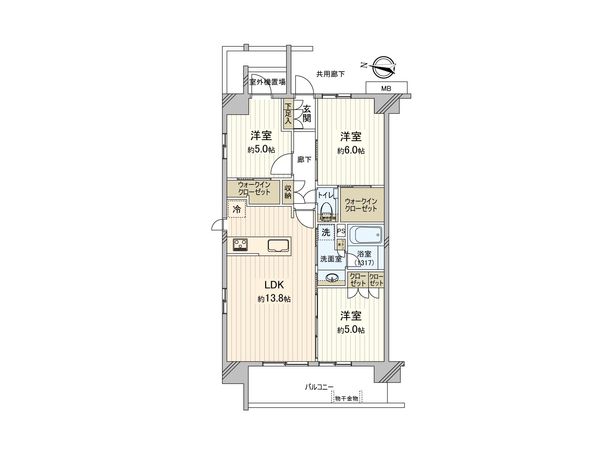 プレシス淵野辺桜レジデンス 間取図(平面図)