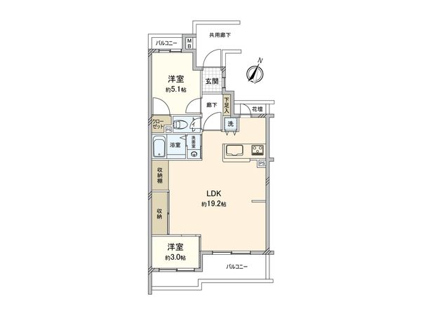 ガーデンテラス青葉台 間取図(平面図) ガーデンテラス青葉台 間取図(平面図)