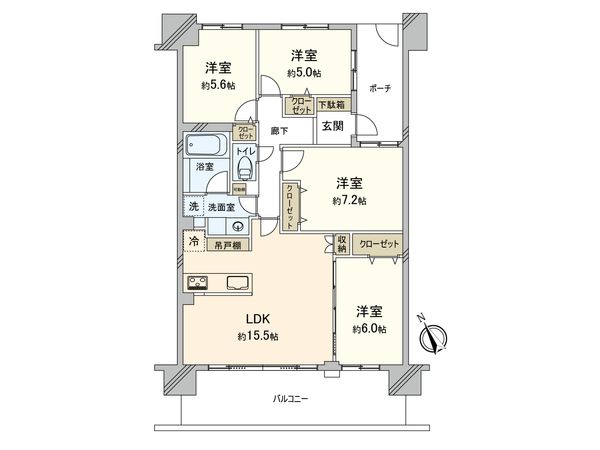 ユニヴェルシオール学園の丘 間取図(平面図) ユニヴェルシオール学園の丘 間取図(平面図)