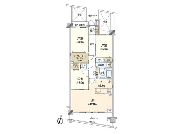 間取図(平面図)