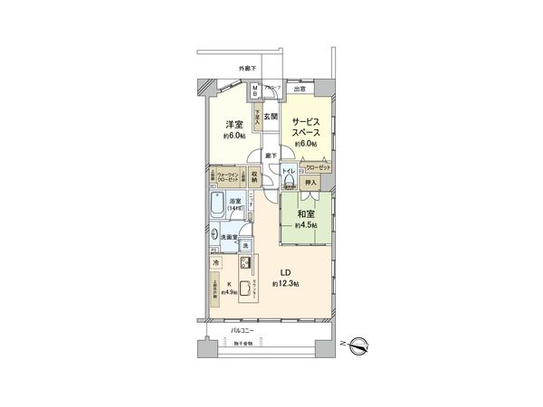 コナ・ヴィレッジ町田 間取図(平面図) コナ・ヴィレッジ町田 間取図(平面図)