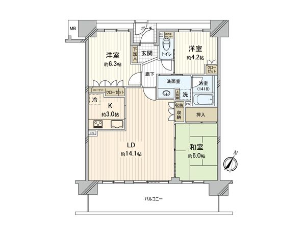 ユニヴェルシオール学園の丘 間取図(平面図) ユニヴェルシオール学園の丘 間取図(平面図)