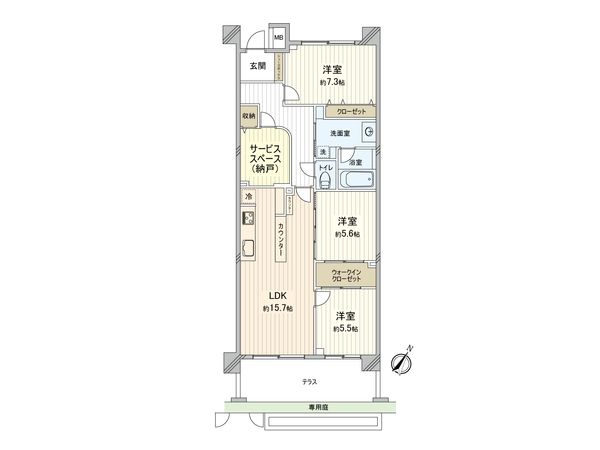 ライフレビュー町田パークフロント 間取図(平面図) ライフレビュー町田パークフロント 間取図(平面図)