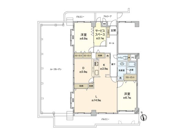 間取図(平面図)