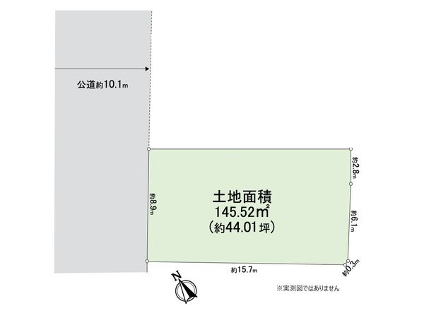 王禅寺西1丁目 売地 区画図