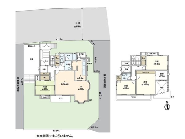 王禅寺東5丁目 土地 区画図