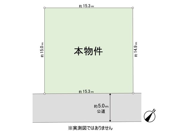 川崎市麻生区千代ケ丘3丁目土地 区画図 川崎市麻生区千代ケ丘3丁目土地 区画図