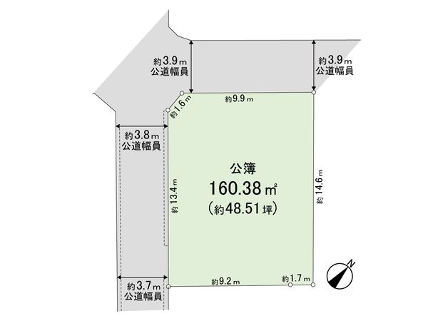 平尾2丁目建築条件付き土地 区画図 平尾2丁目建築条件付き土地 区画図