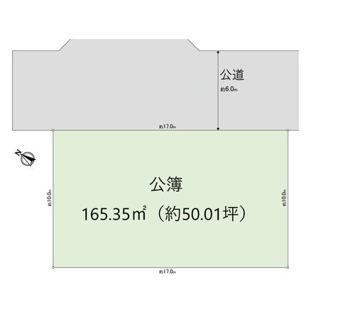 能ヶ谷7丁目 2号地 区画図 能ヶ谷7丁目 2号地 区画図