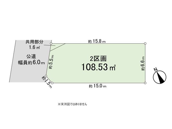 片平3丁目 土地 2区画 区画図 片平3丁目 土地 2区画 区画図