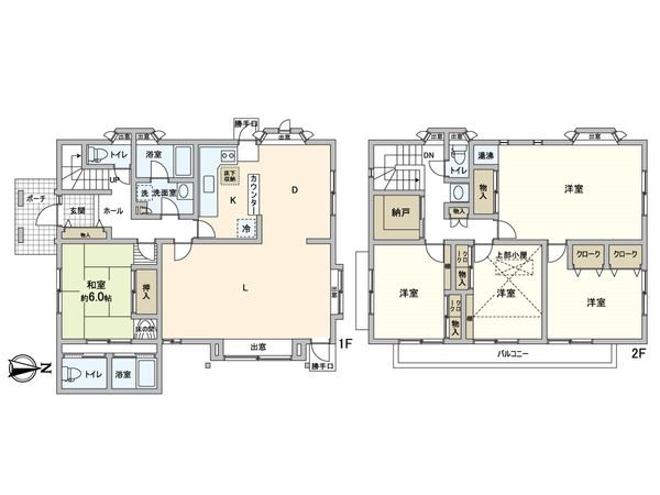 王禅寺西1丁目 戸建 間取図(平面図) 間取図(平面図)
