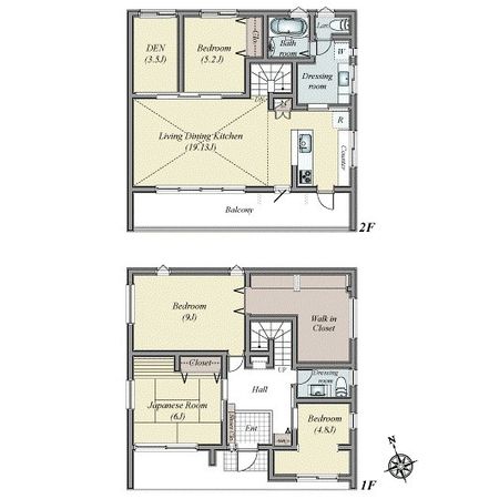 はるひ野5丁目 戸建 間取図(平面図) 間取図(平面図)