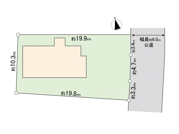 川崎市麻生区向原3丁目戸建て 区画図