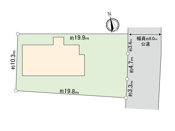 川崎市麻生区向原3丁目戸建て 区画図