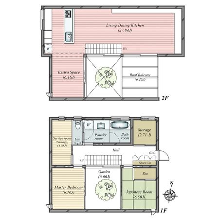 王禅寺西3丁目 戸建 間取図(平面図) 王禅寺西3丁目 戸建 間取図(平面図)