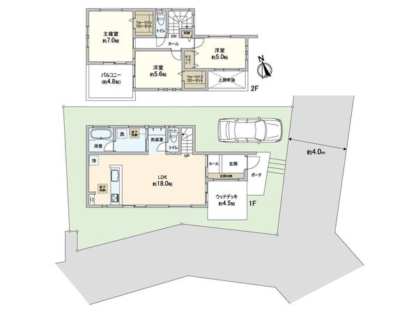 王禅寺東5丁目 新築戸建 3号棟 間取図(平面図) 王禅寺東5丁目 新築戸建 3号棟 間取図(平面図)
