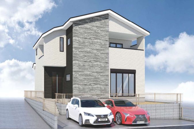 鶴川2丁目 5期 新築戸建 外観パース図 鶴川2丁目 5期 新築戸建 外観パース図