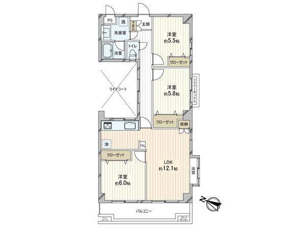 間取図(平面図)