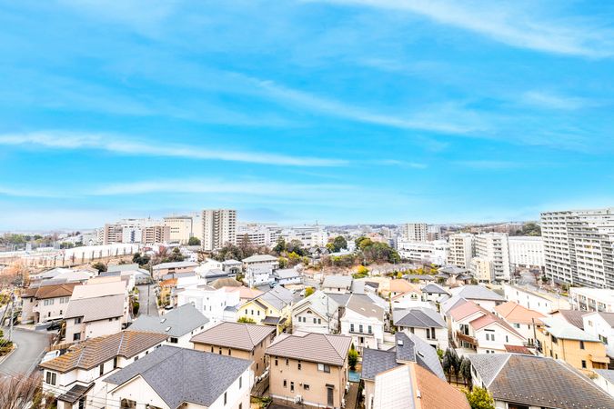 ガーデンアリーナ新百合ヶ丘ヒルトップコート 眺望