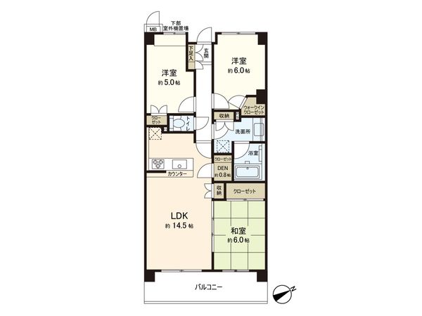 藤和ライブタウン緑山 参番館 間取図(平面図) 藤和ライブタウン緑山 参番館 間取図(平面図)
