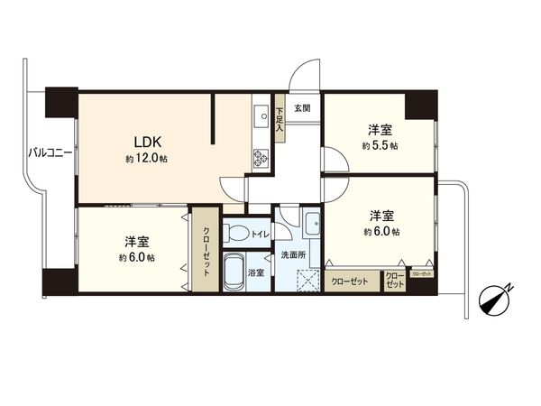 新ゆりグリーンタウンアカシア街区 8号棟 間取図(平面図) 新ゆりグリーンタウンアカシア街区 8号棟 間取図(平面図)
