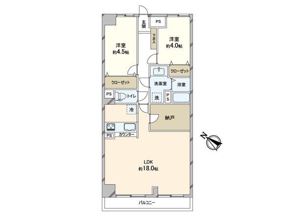 ライオンズマンション百合ヶ丘 間取図(平面図)