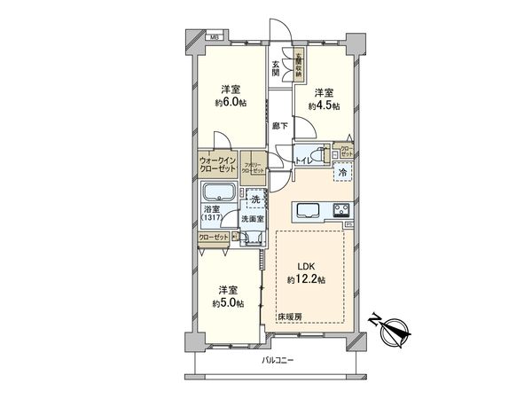 ラ・アトレレジデンス新百合ヶ丘 間取図(平面図) ラ・アトレレジデンス新百合ヶ丘 間取図(平面図)