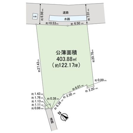 多摩区生田2丁目 戸建 区画図 多摩区生田2丁目 戸建 区画図