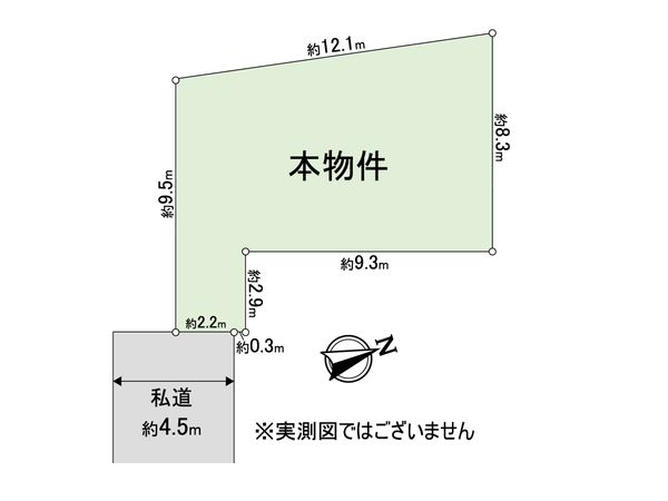西生田5丁目 土地 区画図 区画図