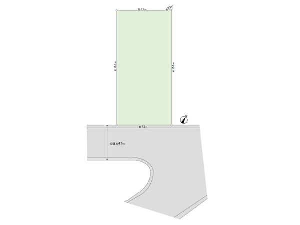 長尾6丁目 土地 区画図 区画図