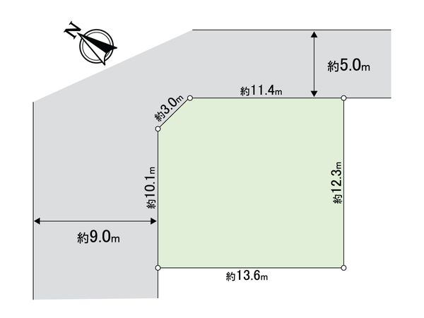 栗谷2丁目 土地 区画図 栗谷2丁目 土地 区画図