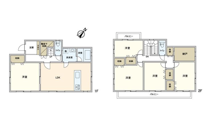 登戸区画整理地内 鉄筋コンクリート造戸建 間取図(平面図) 登戸区画整理地内 鉄筋コンクリート造戸建 間取図(平面図)