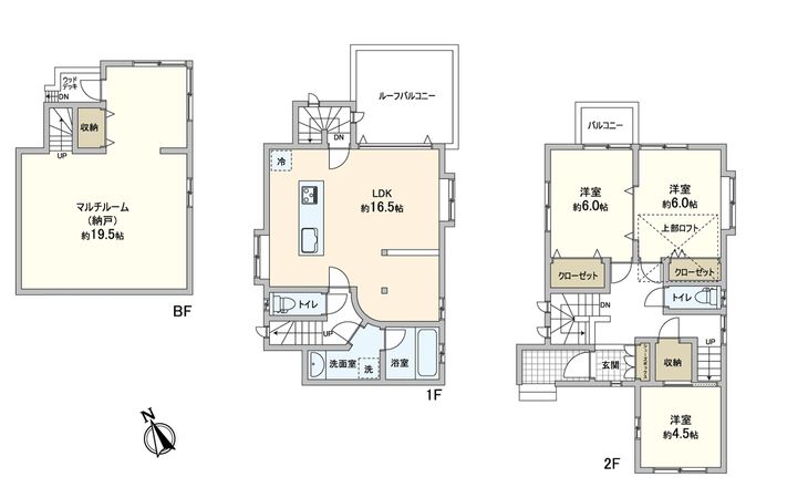菅仙谷2丁目 戸建 間取図(平面図) 菅仙谷2丁目 戸建 間取図(平面図)