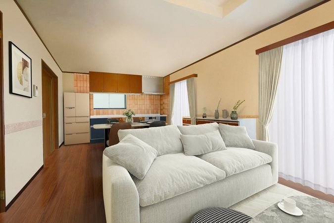 生田8丁目 戸建 リビング