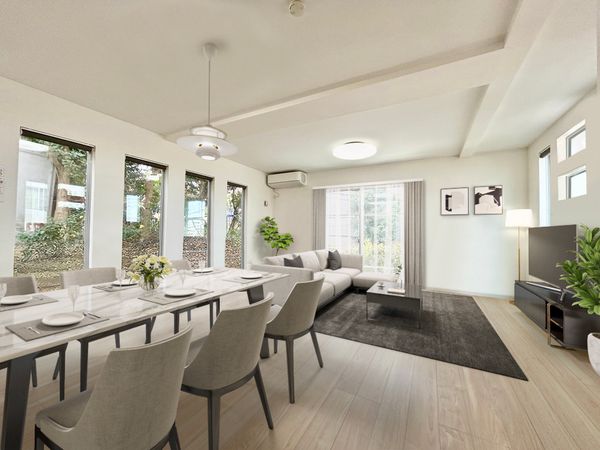 長尾7丁目 戸建 リビング