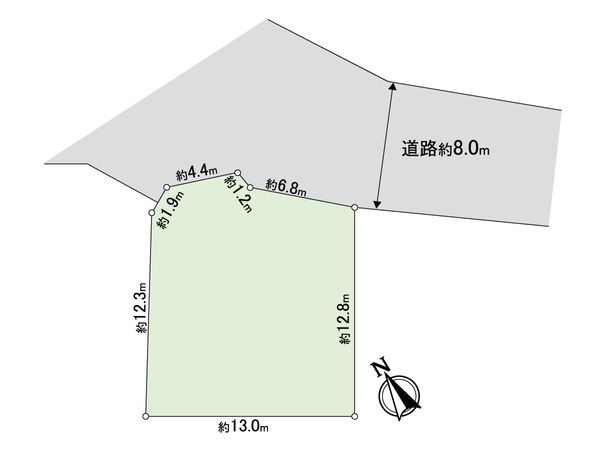 二俣川一丁目 戸建 区画図 二俣川一丁目 戸建 区画図