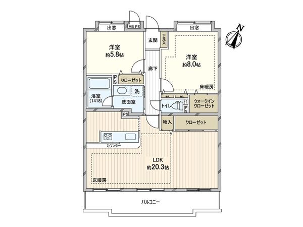 間取図(平面図)