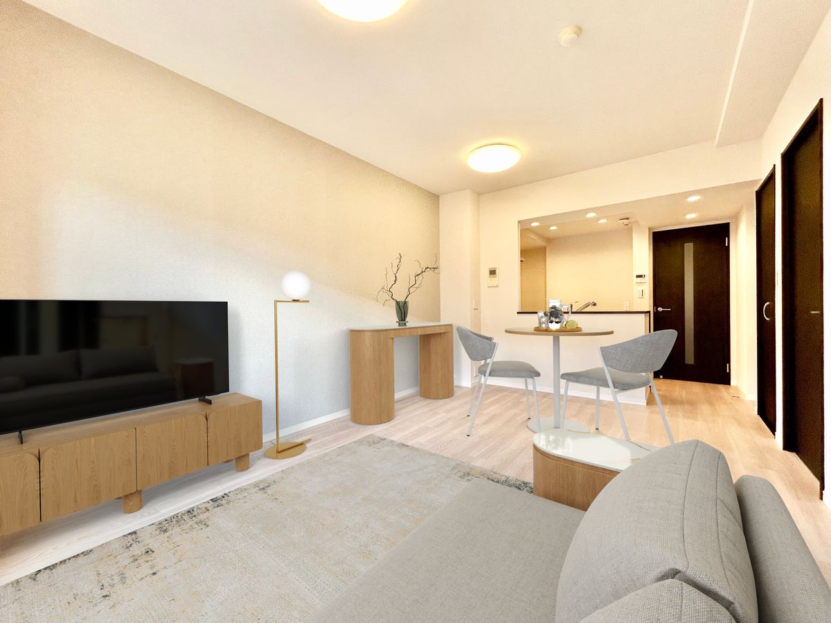 コスモ向ヶ丘遊園ラフィネ リビング リビング