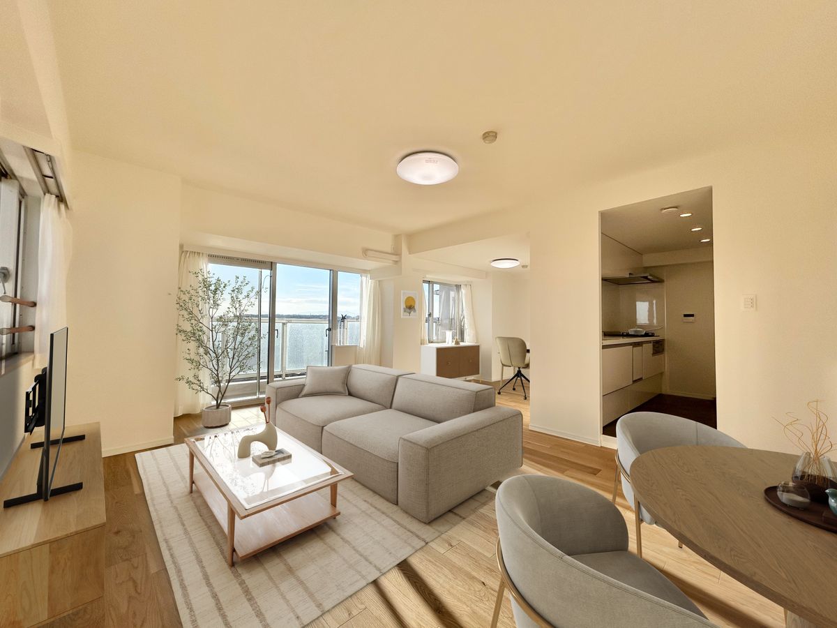 新多摩川ハイム 1号棟 リビング リビング