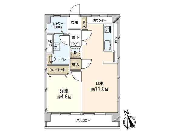 カサベルダ向ヶ丘 間取図(平面図) 間取図(平面図)